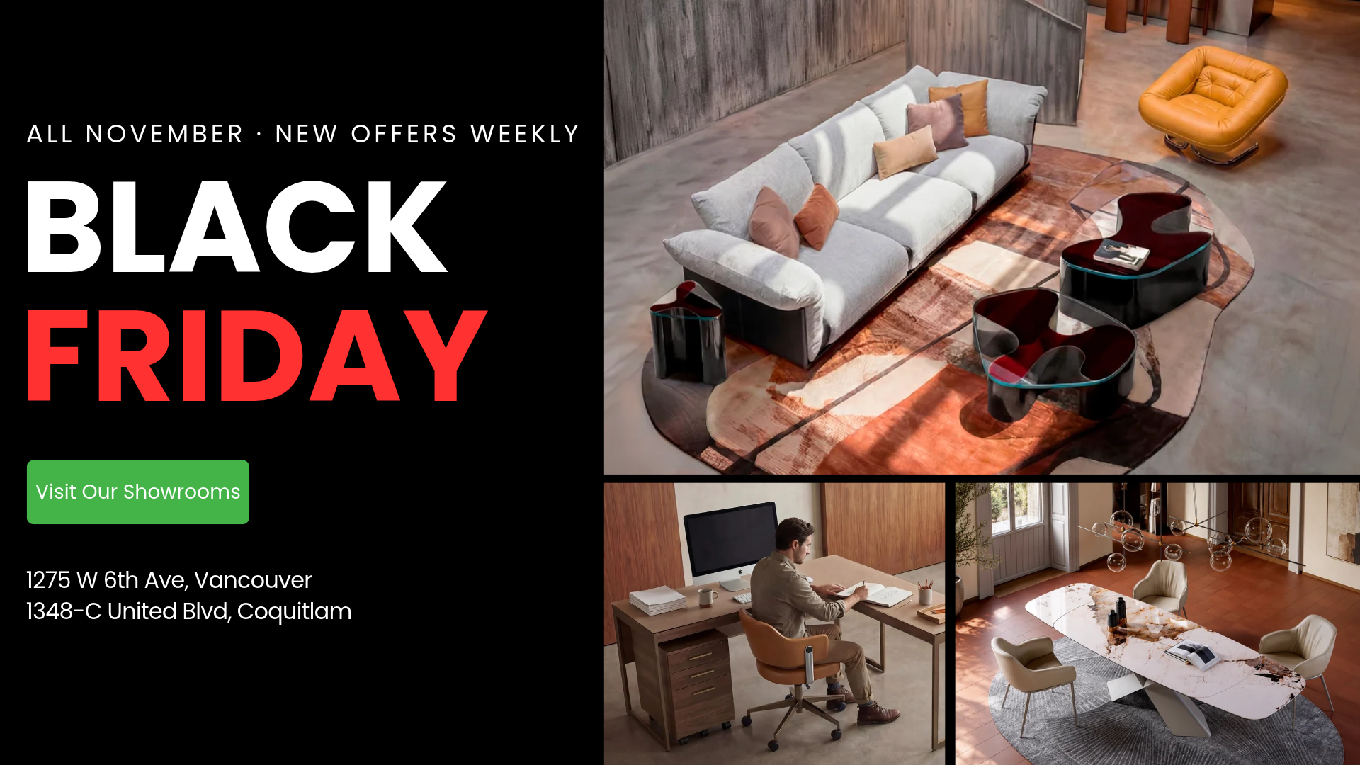 Black Friday Sale | Inspiration Furniture Vancouver